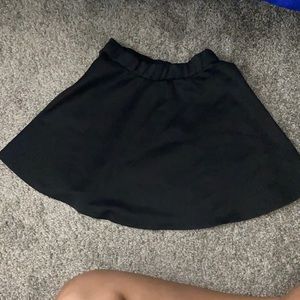 Black skater skirt